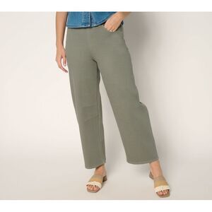 Peace Love World Women's Pants Sz 8 Barrel Leg Denim Jeans Green A696252